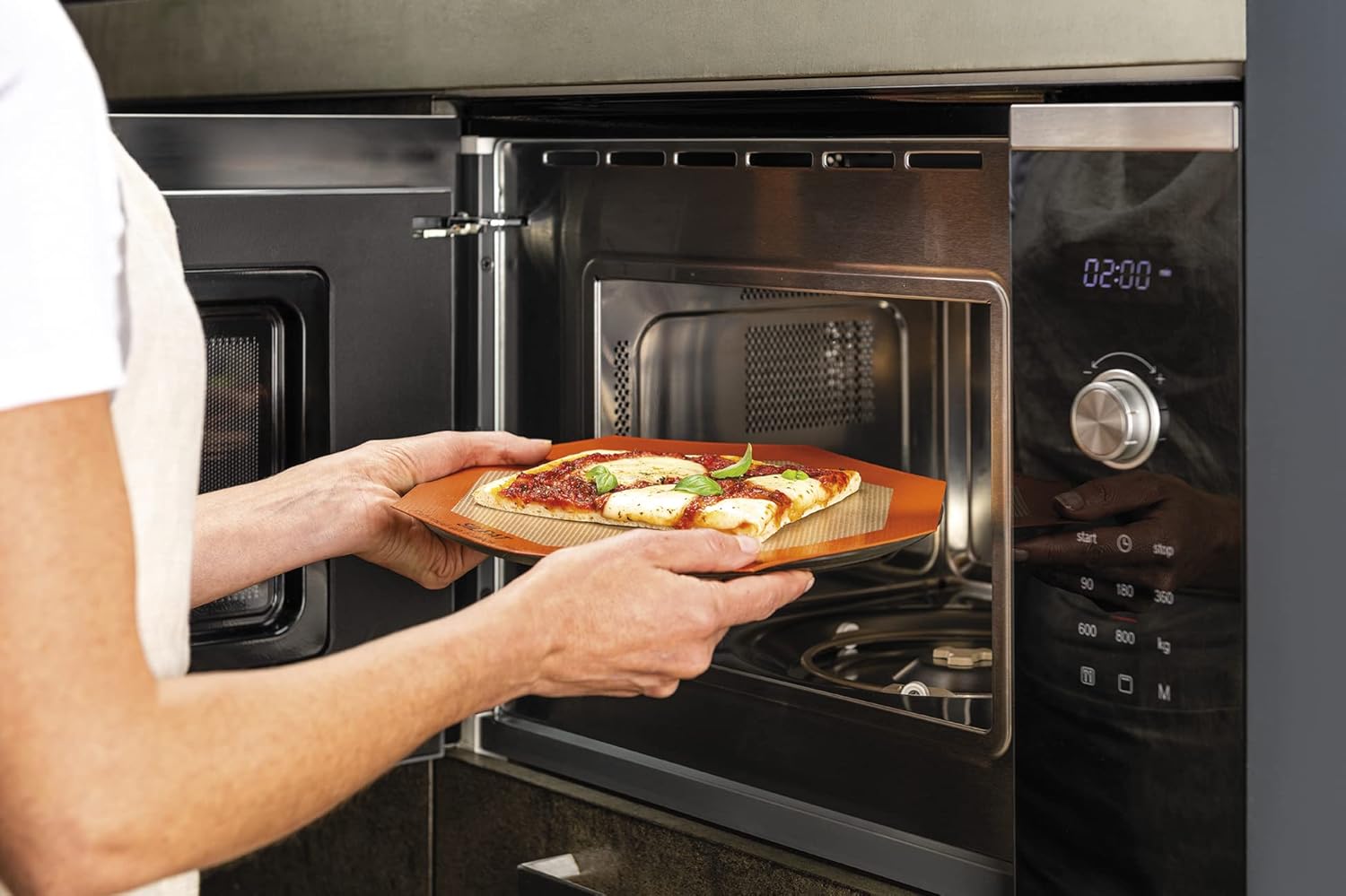 Silpat The Original Non-Stick Silicone Microwave Baking Mat, 10.25" Diameter Octagon