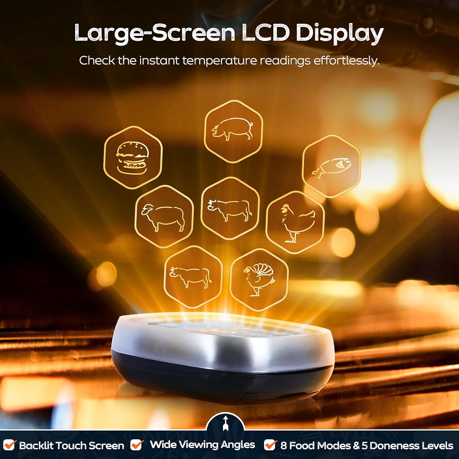 Review Pilita Digital Meat Thermometer for Cooking, 2022 Upgraded