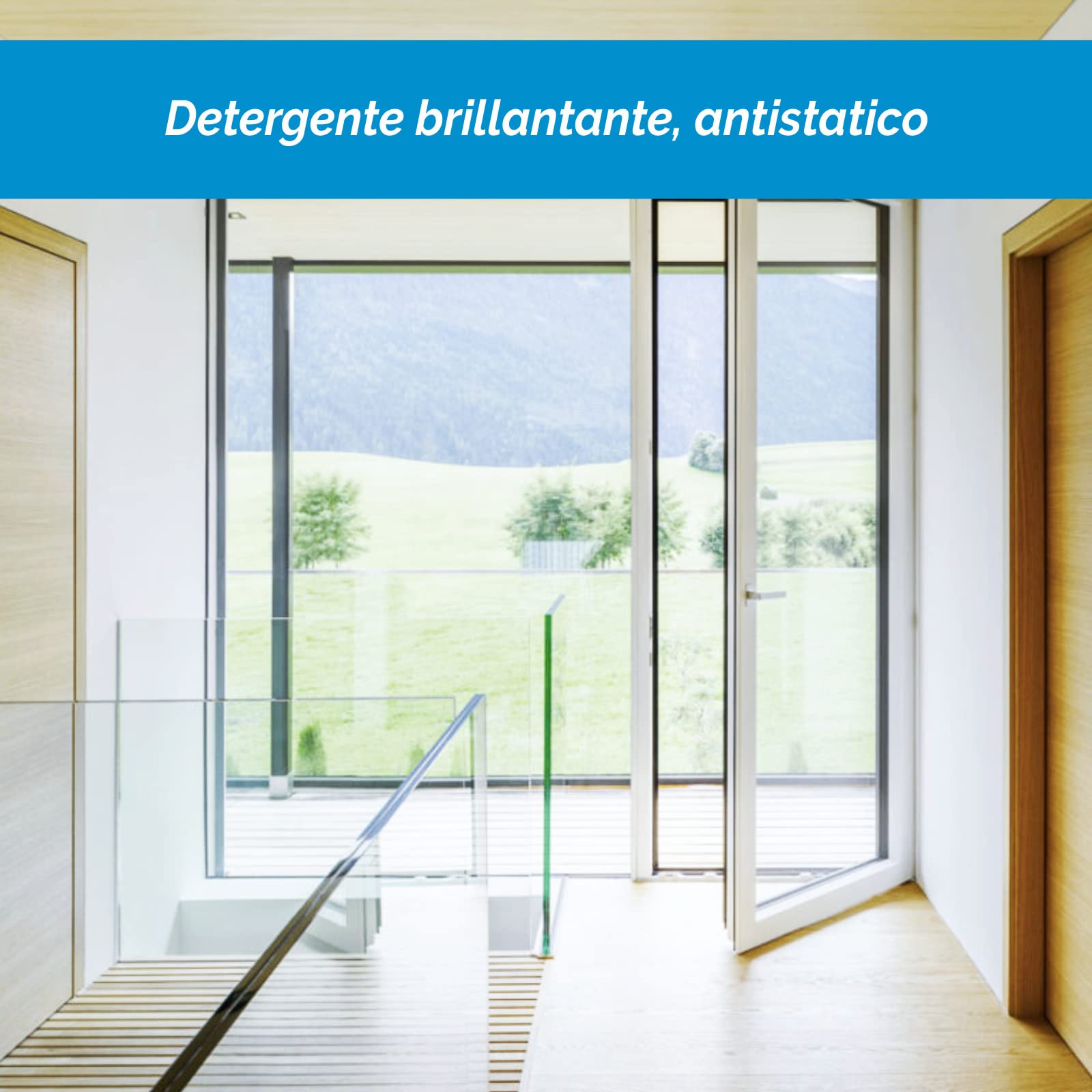 STARGLASS DETERGENTE CONCENTRATO Antistatico per VETRI SPECCHI E SUPERFICI DURE 1 L