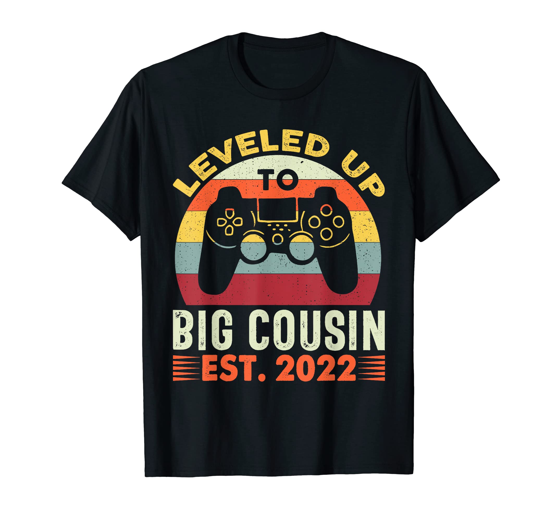 Leveled Up To Big Cousin - Gaming Pregnancy Announcement T-Shirt