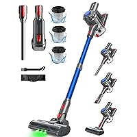 Ivormentico Aspirapolvere Senza Fili, 50Mins/450W/40KPA Scopa Elettrica Senza Fili