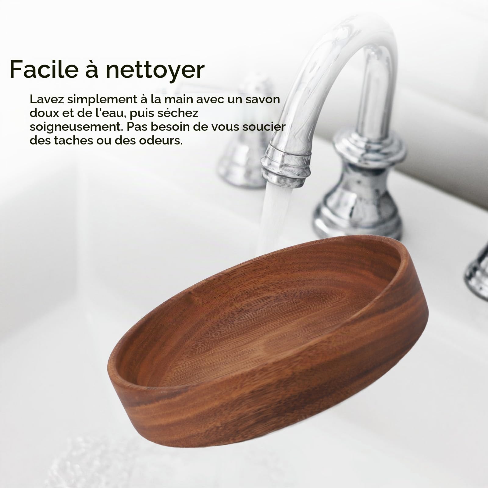 Jenngaoo Saladier Bois 20 cm, Bol à Fruits en Bois Massif, Grand Format, Corbeille a Fruit en Bois pour Pain, Apéro, Décoration, Style Rustique Moderne pour Cuisine et Salle à Manger