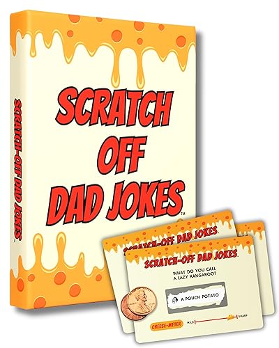 Gifts for Dad - Scratch Off Dad Jokes - Dad