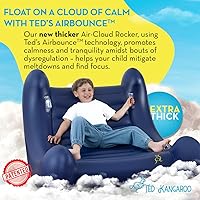 Vista 3 de CloudBounce Ultra Mecedora sensorial para niños Silla sensorial inflable patentada NextGen Ultra duradera y extra reforzada edición 2025