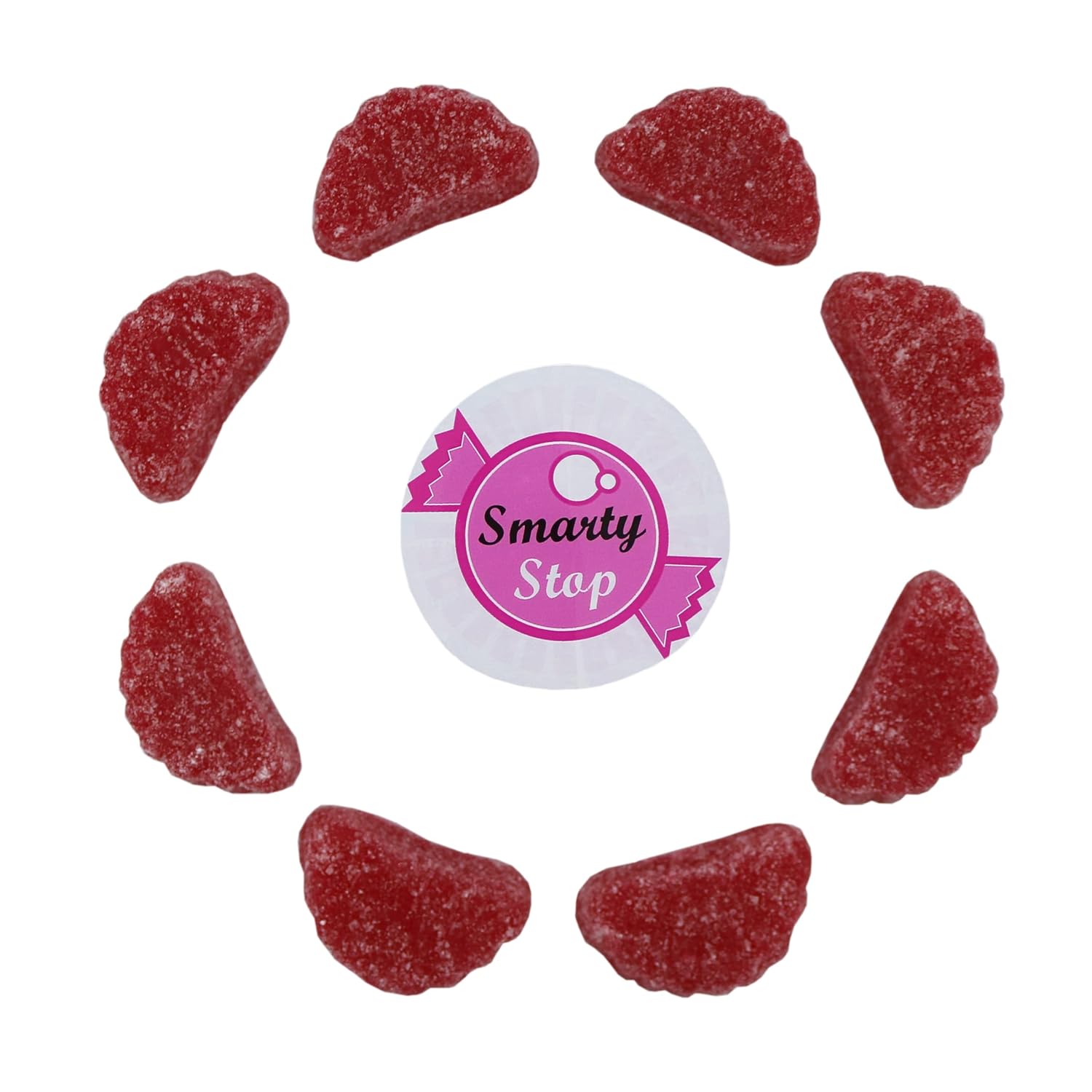 Smarty Stop Red Cherry Slice Wedges Candy (5 Pound (Pack of 1))