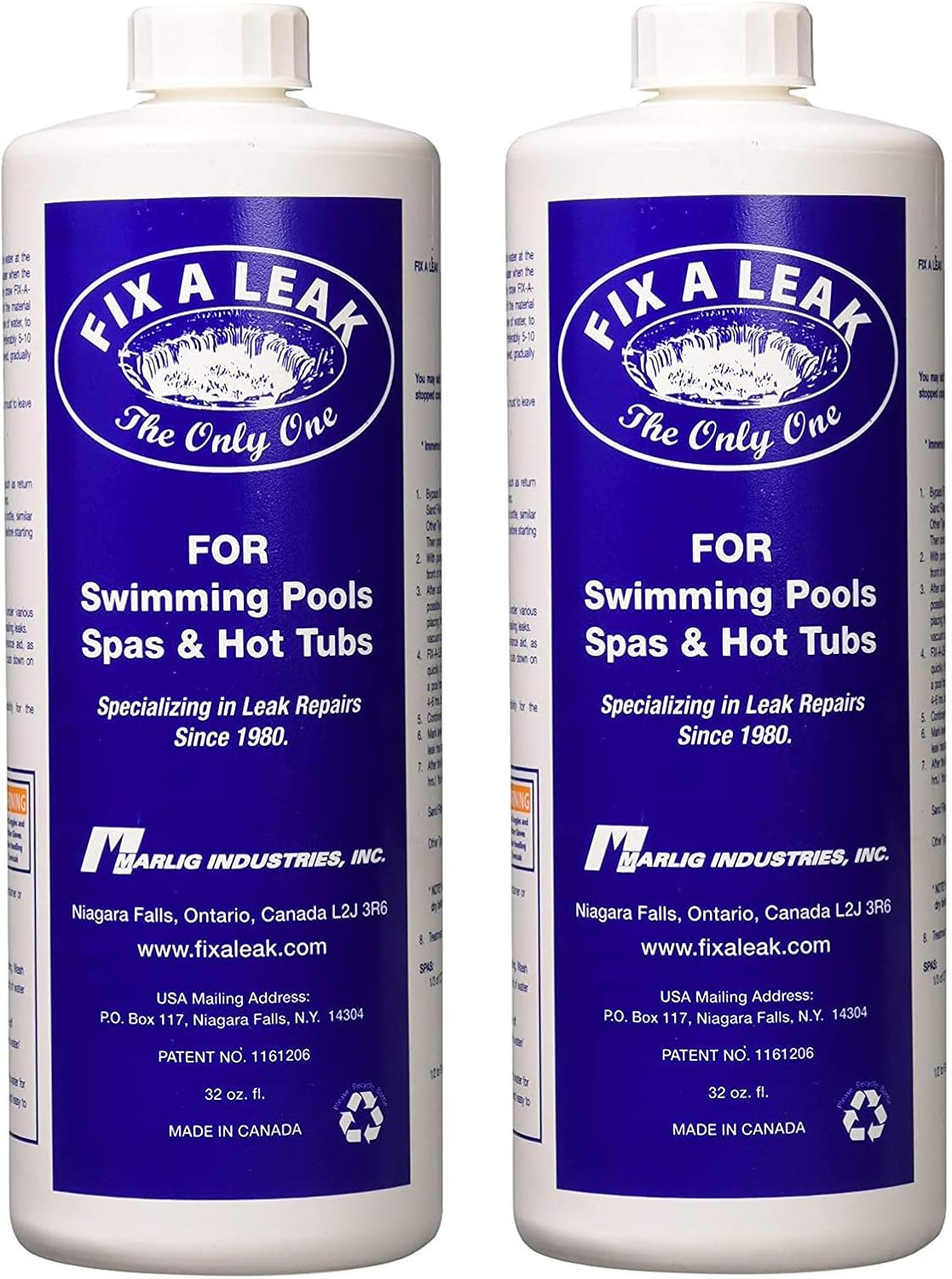 Fix A Leak Pool Leak Sealer - 32 oz (Two Pack)