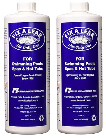 Amazon.com: Marlig Industries Fix A Leak Pool Leak Sealer - 32 oz (Two