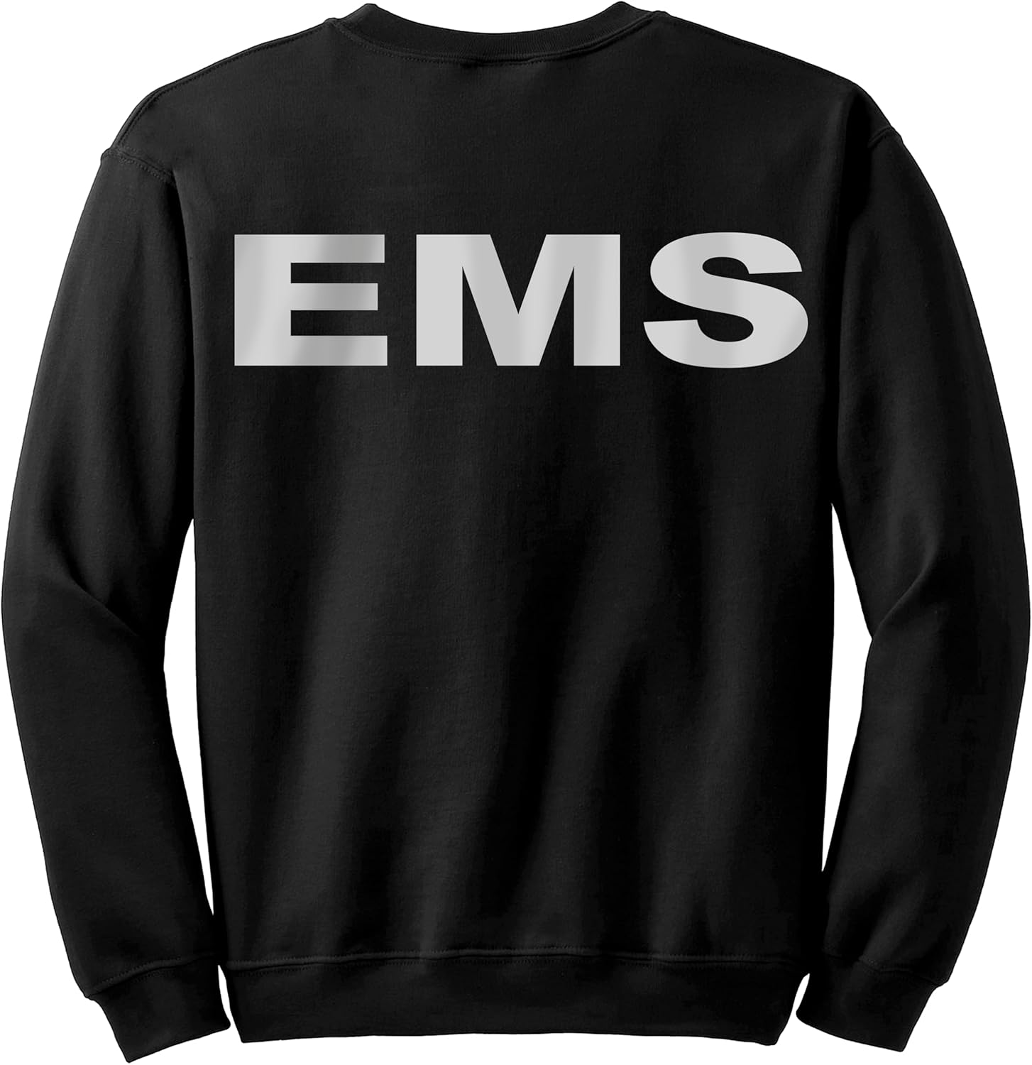 Smart People Clothing EMS Crewneck Sweatshirt with Reflective Logo Both Front and Back