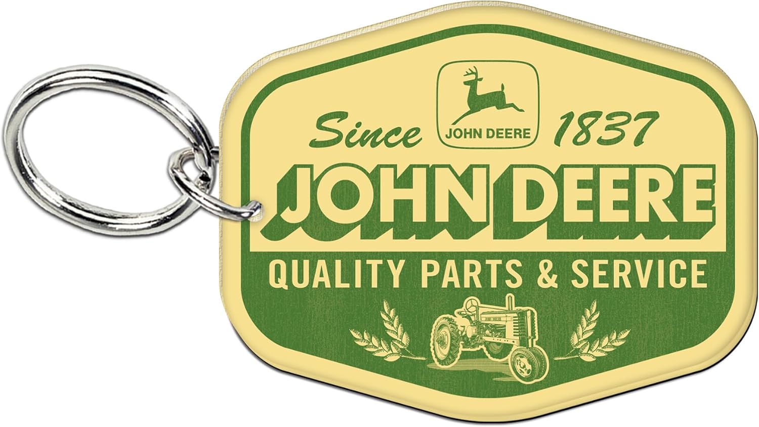 WinCraft Premium Acrylic Key Ring John Deere