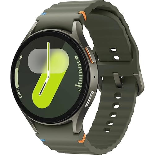 SAMSUNG Galaxy Watch 7 44mm LTE AI Smartwatch w/Energy Score, Wellness Tips, Heart Rate Tracking, Sleep Monitor, Fitness Tracker, 2024, Green (Renewed)