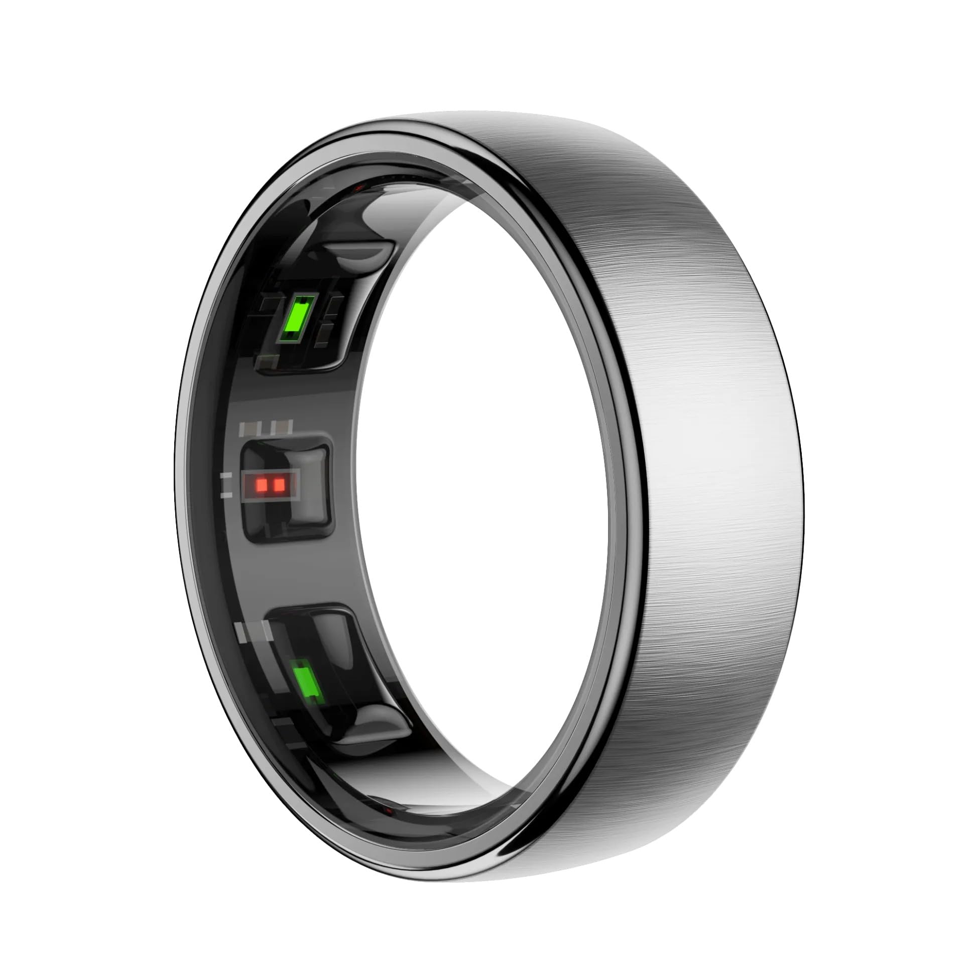 Volovivo Anello Smart Con Ricarica Wireless(Argento,11)