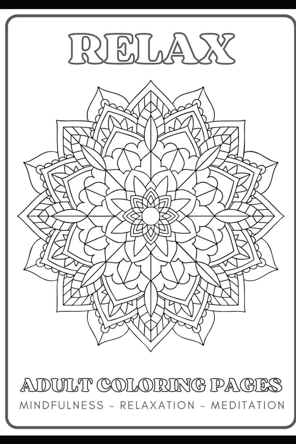 Relaxing Adult Colouring Book