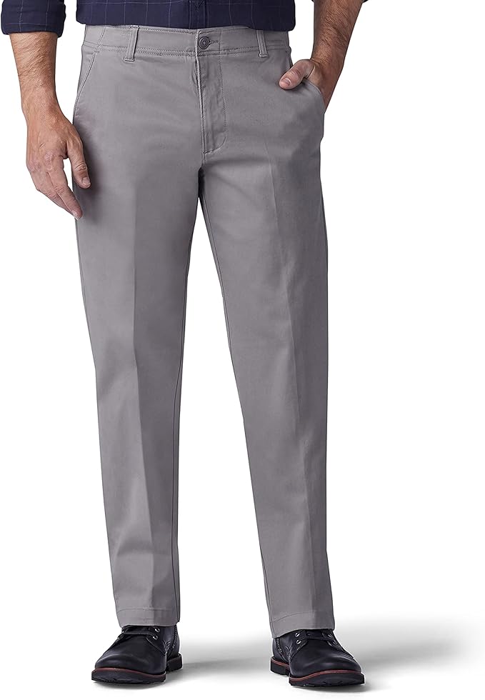 Fit flat front dress pants