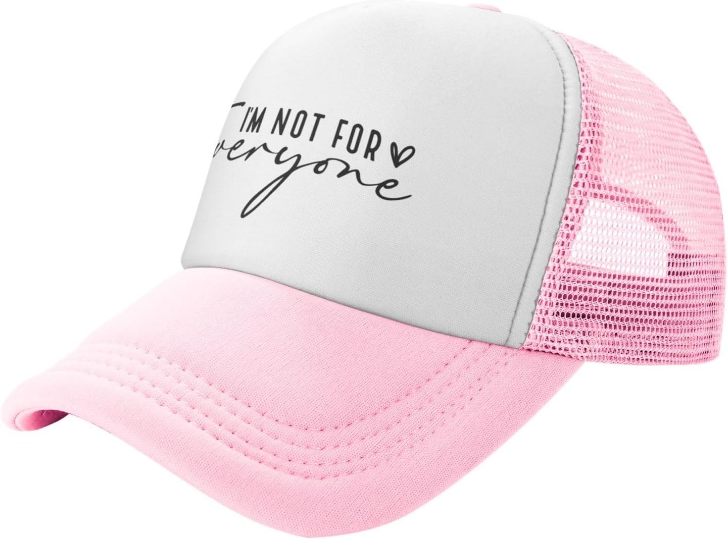 I'm Not for Everyone Kids Trucker Hat Mesh Adjustable Outdoor Sports Baseball Caps for Boys Girls