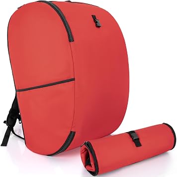 Padded Car Seat Travel Bag, Toddler Car Seat Travel Bag for Doona Red