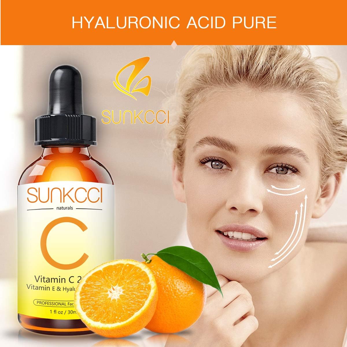 20 Naturals Vitamin C Serum for Face SUNKCCI Facial Serum For Skin