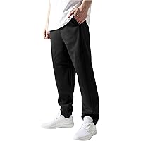 URBAN CLASSICS Pantaloni Tuta Felpati Uomo in Cotone Caldo e Pesante