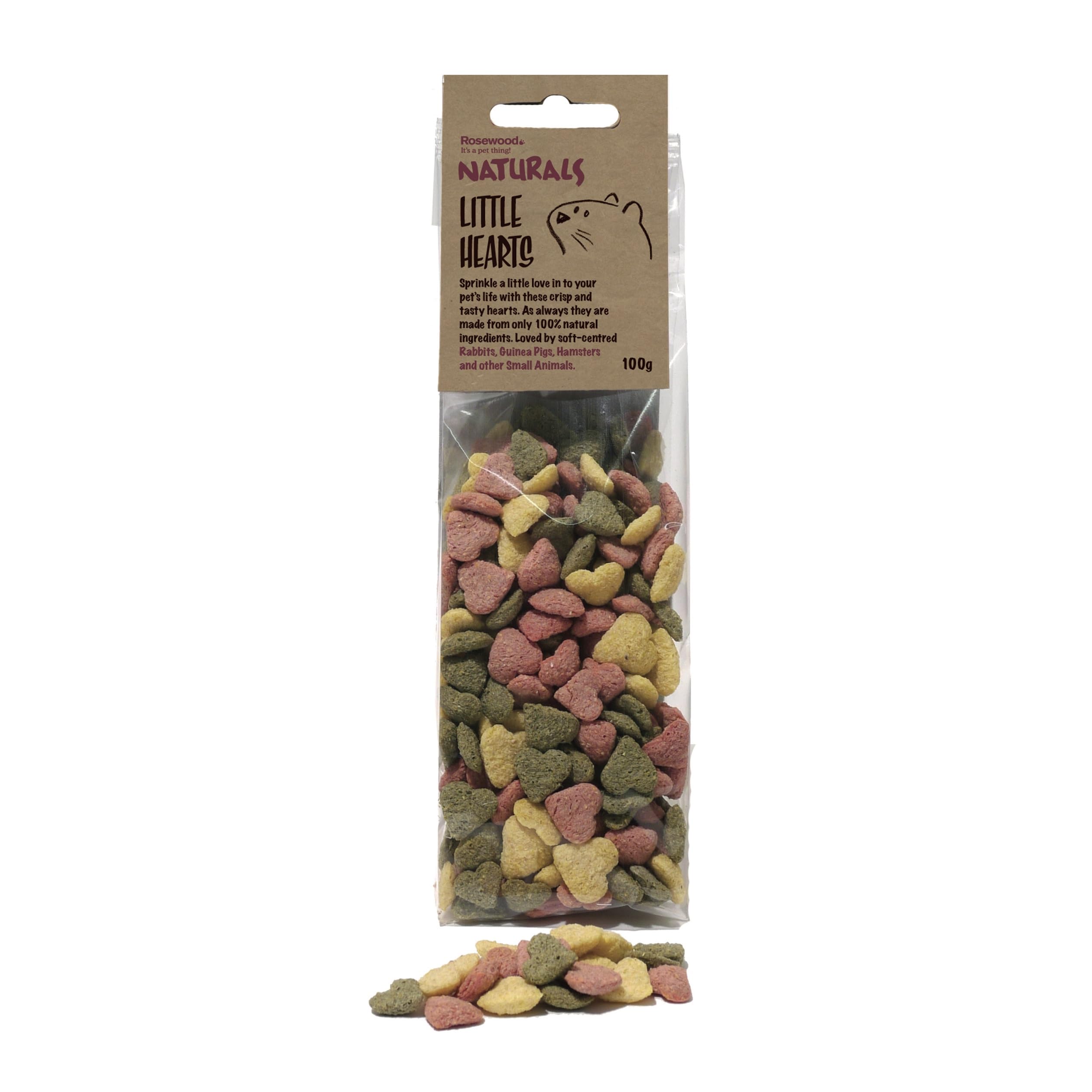 Rosewood (Single) Naturals Little Hearts Treat 100G