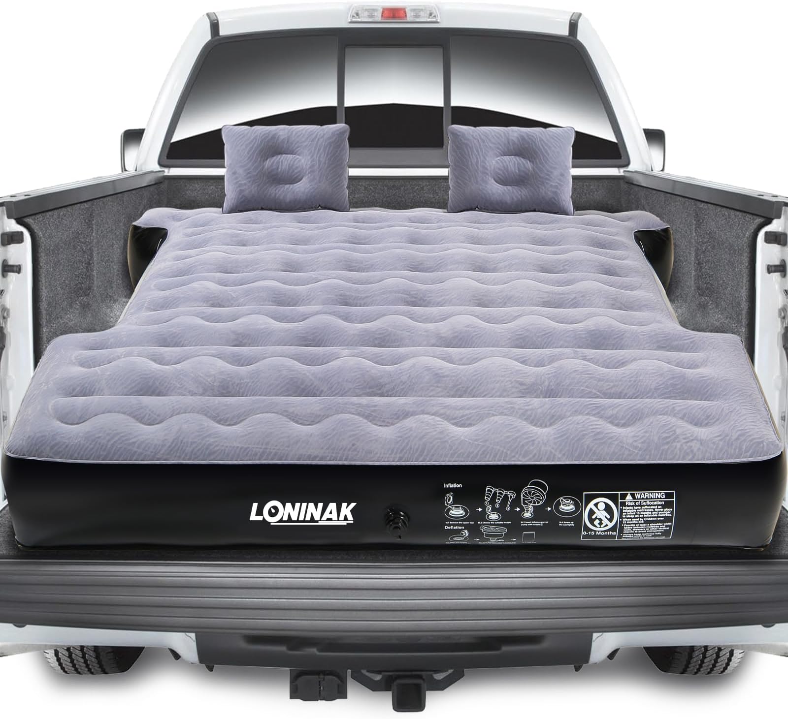 Outdoor Truck Bed Air Mattress 5.55.8 ft, Inflatable Air