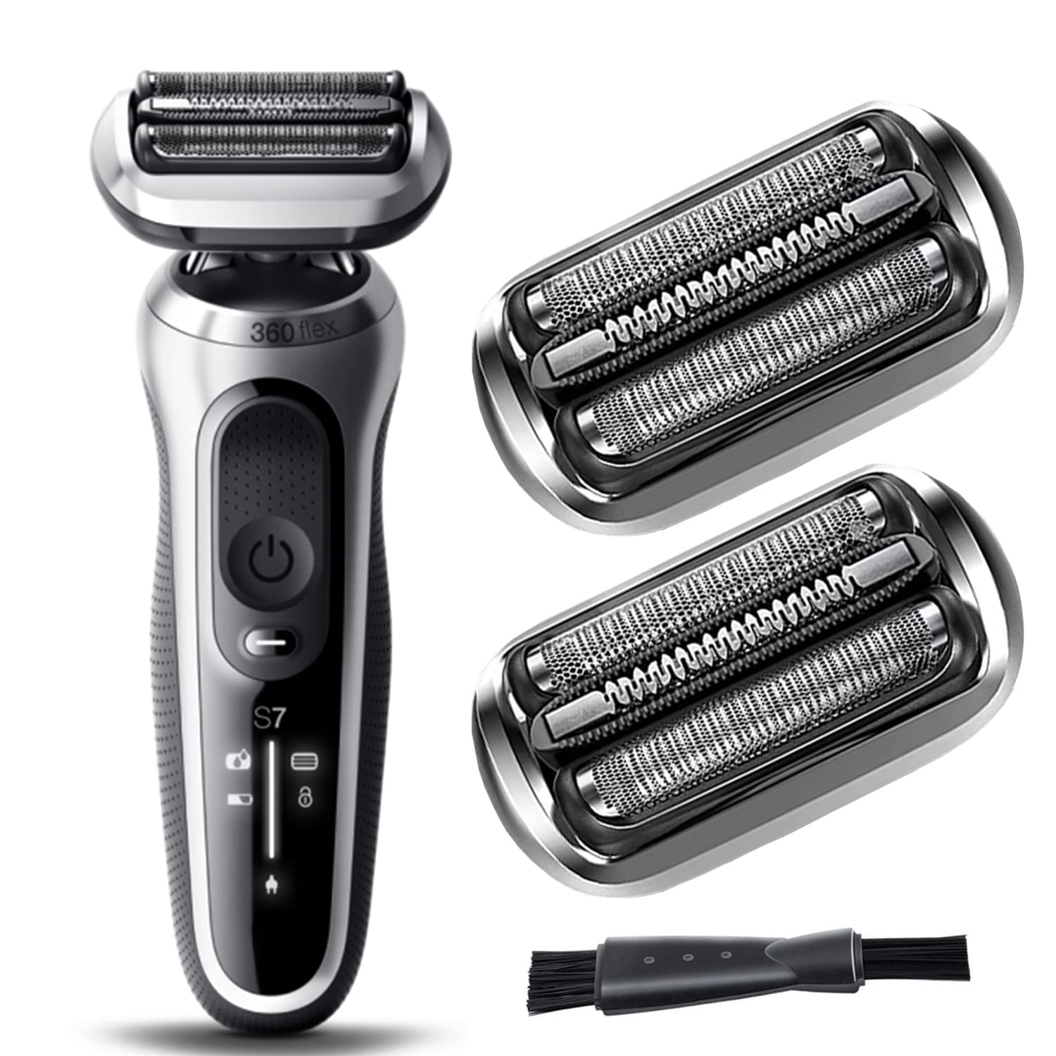 2 Pack 73S Replacement Shaver Compatible with Braun Series