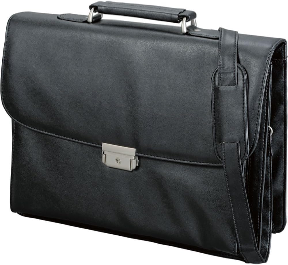 Alassio Cantana 92434 Briefcase Imitation Leather Approx. 40 x 32 x 13 cm Black