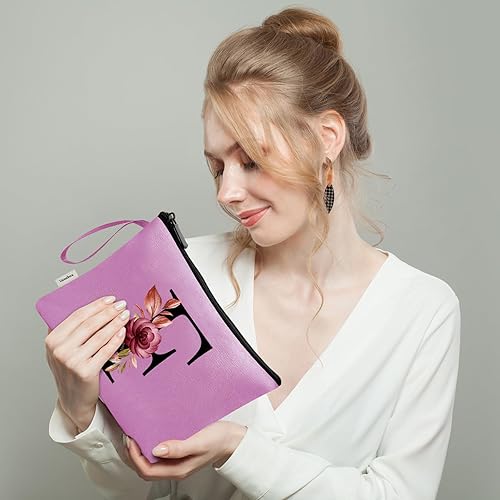 Vista 483 de Vavabox A-Z - Bolsa de maquillaje personalizada, regalos de cumpleaños para mujeres y madres, regalos para mejores amigas, bolsa de cosméticos