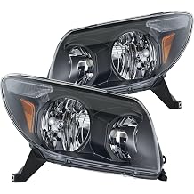 VRC Headlights Halogen Compatible with 2003-2005 Toyota 4Runner Headlamps