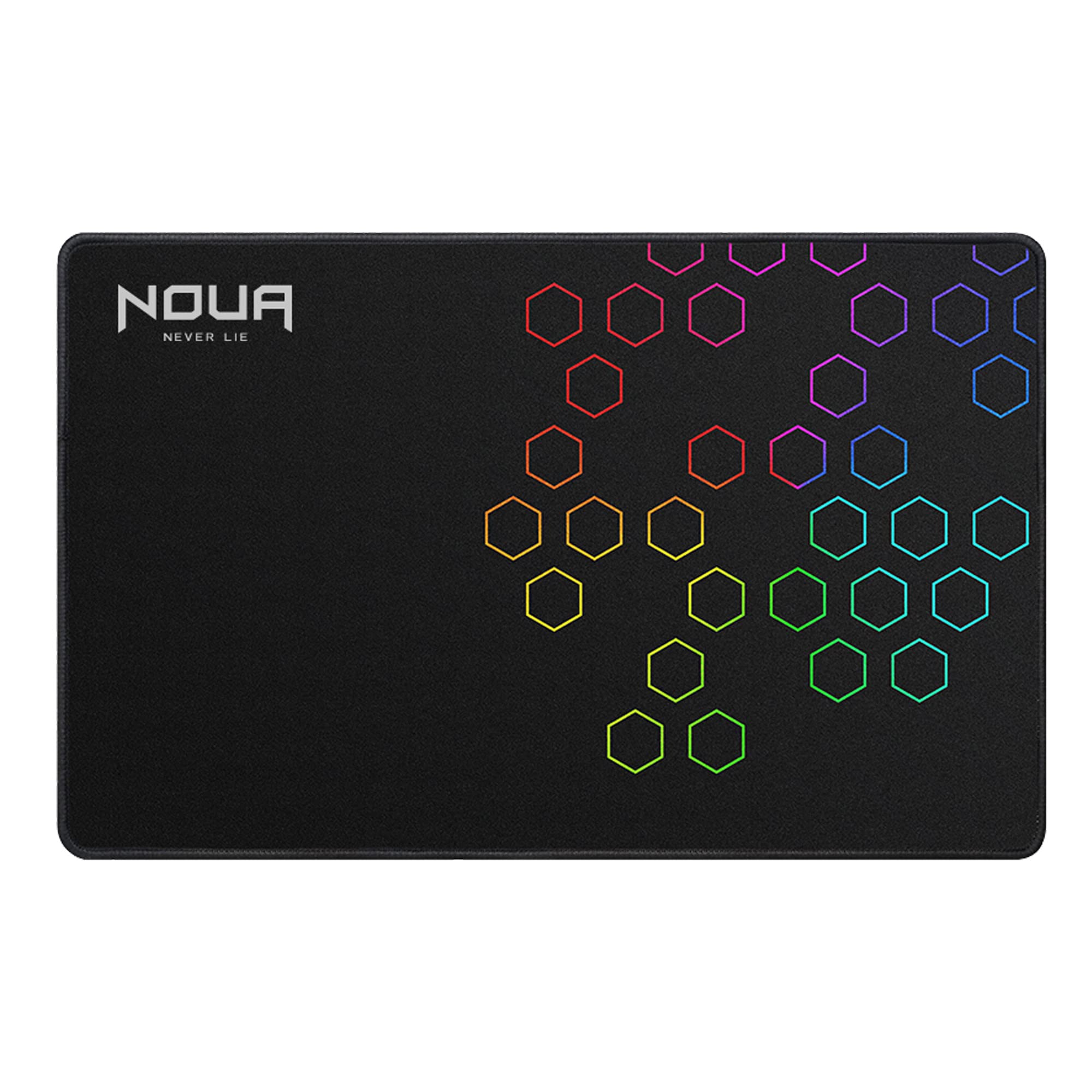 Noua Uranus Kit Gaming 3 in 1 Mouse + Cuffie + Tappetino - Combo per PC Mouse RGB 7200 dpi, Cuffie con Microfono, Tappetino per Mouse