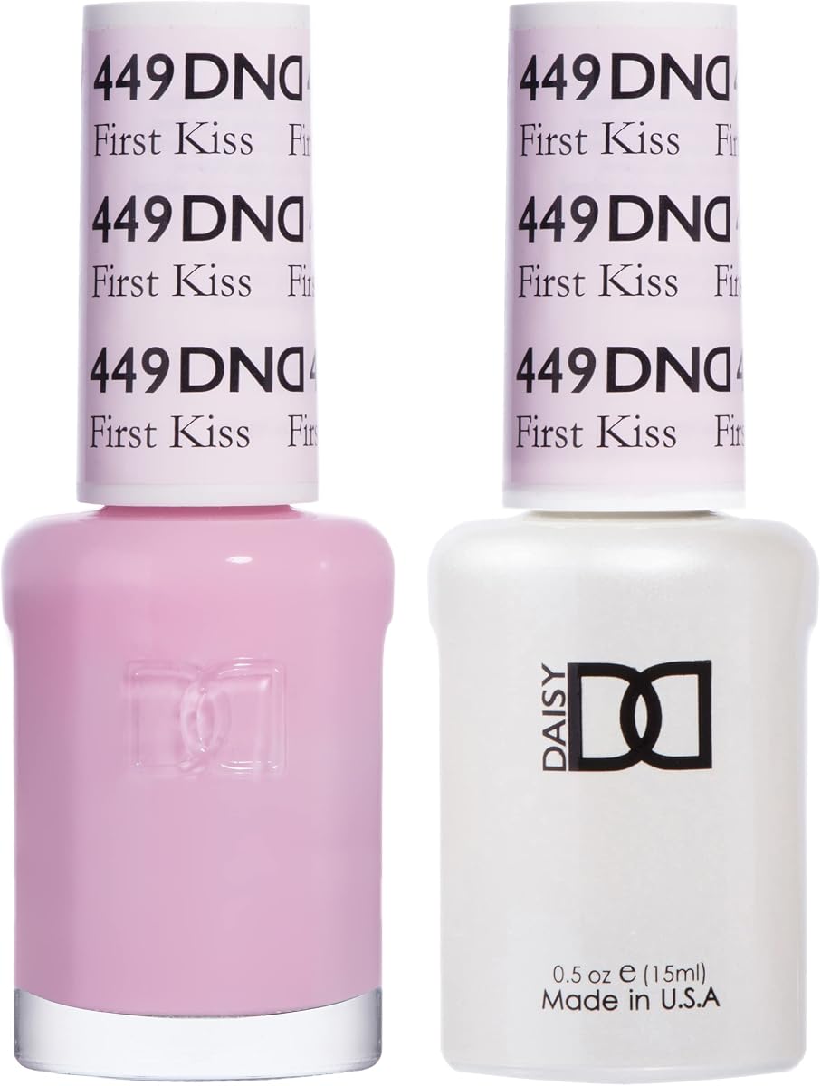 Esmalte de uñas en gel DND Duo, naranja, 0,5 onzas líquidas cada uno | Juego de esmalte de gel UV/LED y laca de secado al aire a juego, color de uñas naranja de larga duración sin astillas, fácil eliminación en remojo