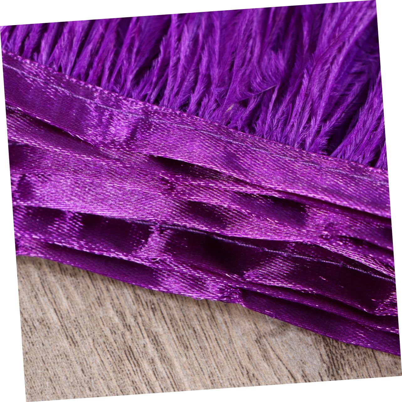 SEWACC 3pièces Franges De Plumes Autruche Violettes De Mètres Pour Couture De Robes Décoration Et Costumes Élégants Accessoire Parfait Pour Mariages Et Fêtes