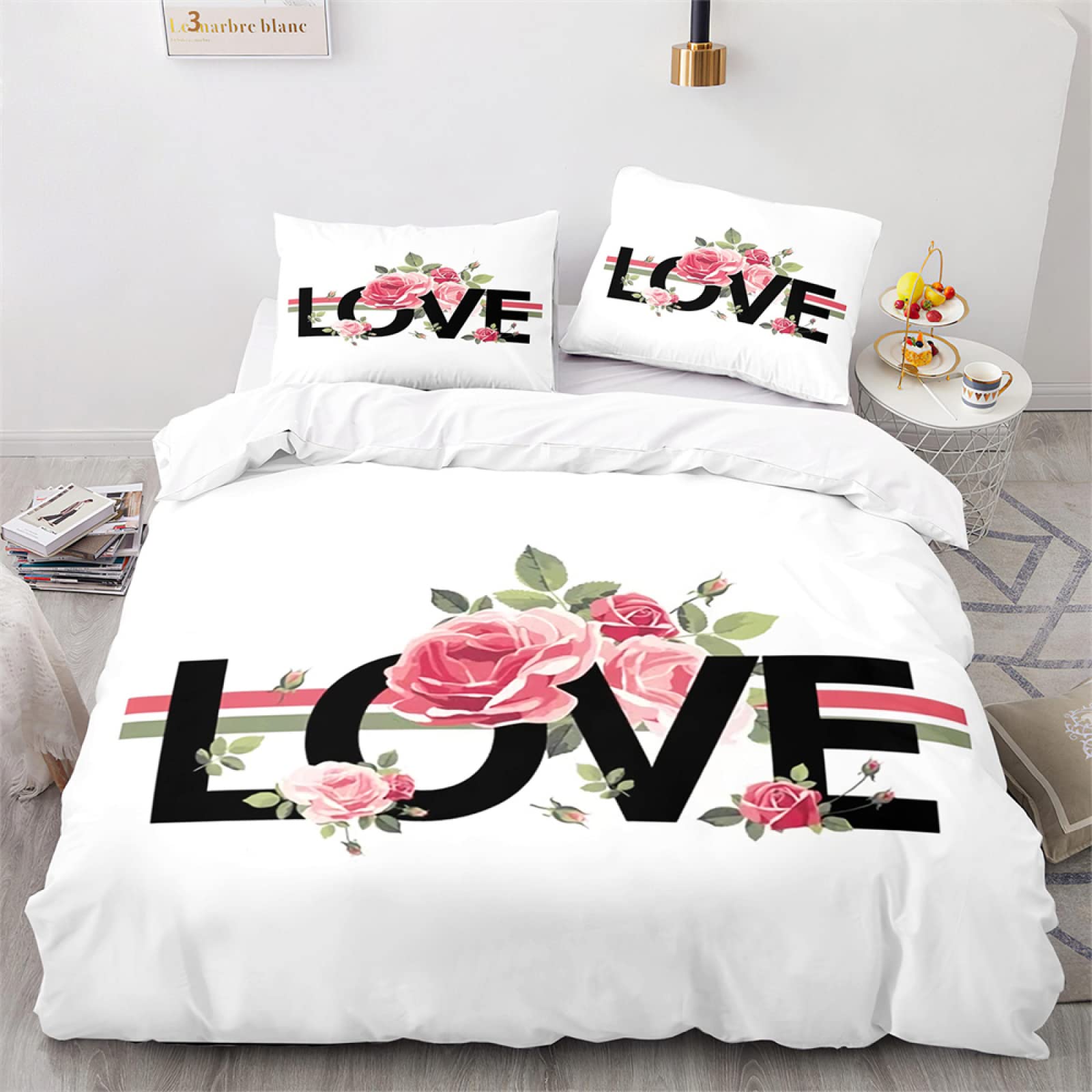 Housse de couette 160x200 avec fermeture éclair pour lit enfant facile à faire