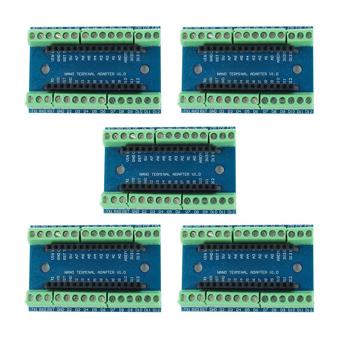 5pcs DEVMO Nano Screw Terminal Adapter Shield Expansion Board Nano V3.0