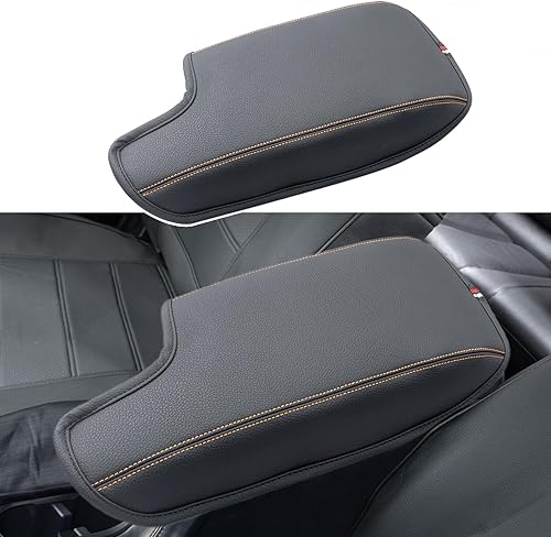 Miniatura 1 de PIMCAR Funda de consola central de alta calidad compatible con Subaru Crosstrek 2018-2023, Subaru Impreza 2017-2023, funda de reposabrazos de piel