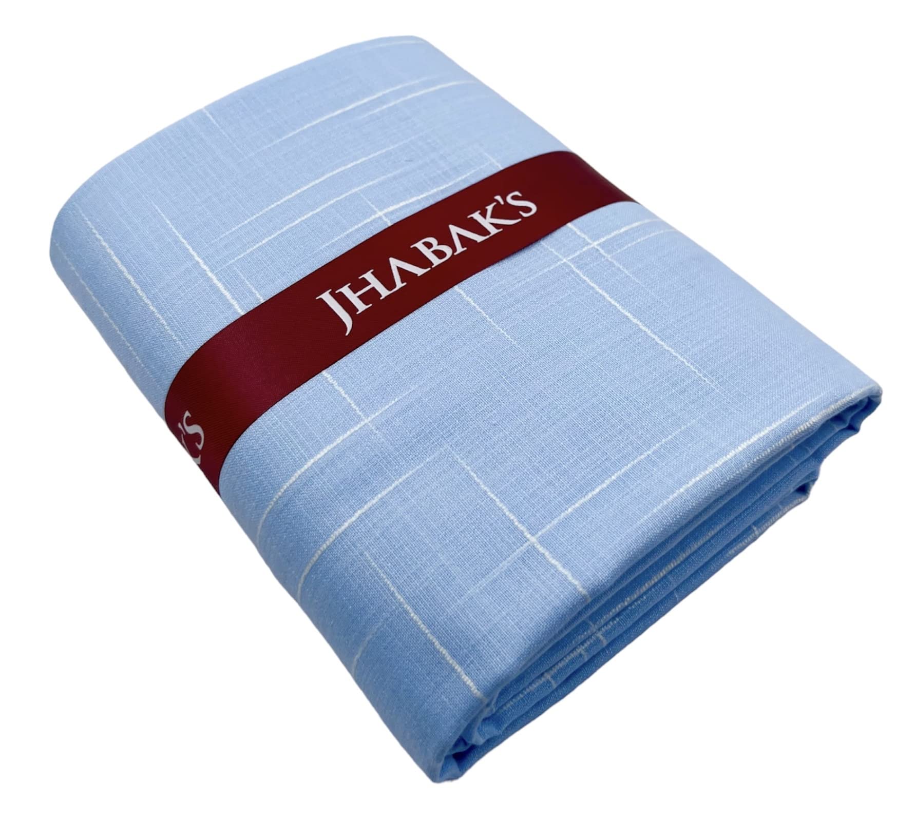 Unstitched Cotton Linen Blend Self Design Shirt & Kurta Fabric - 2.25 Meter Shirt and 3 Meter Kurta Cloth Material