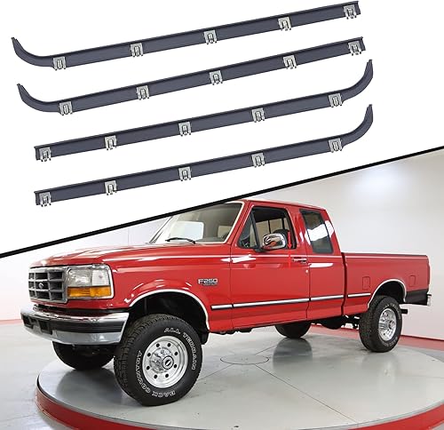 Miniatura 6 de Piodelo Burlete para ventana compatible con Honda Civic Sedan 2016-2021 - Cinturón de sellado exterior para puerta, color negro, modelo de