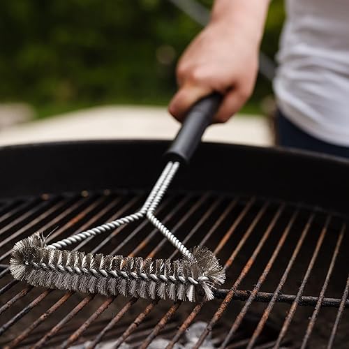 Miniatura 6 de Chef Craft Select - Cepillo para parrilla de barbacoa, 18 pulgadas de largo, acero inoxidablenegro