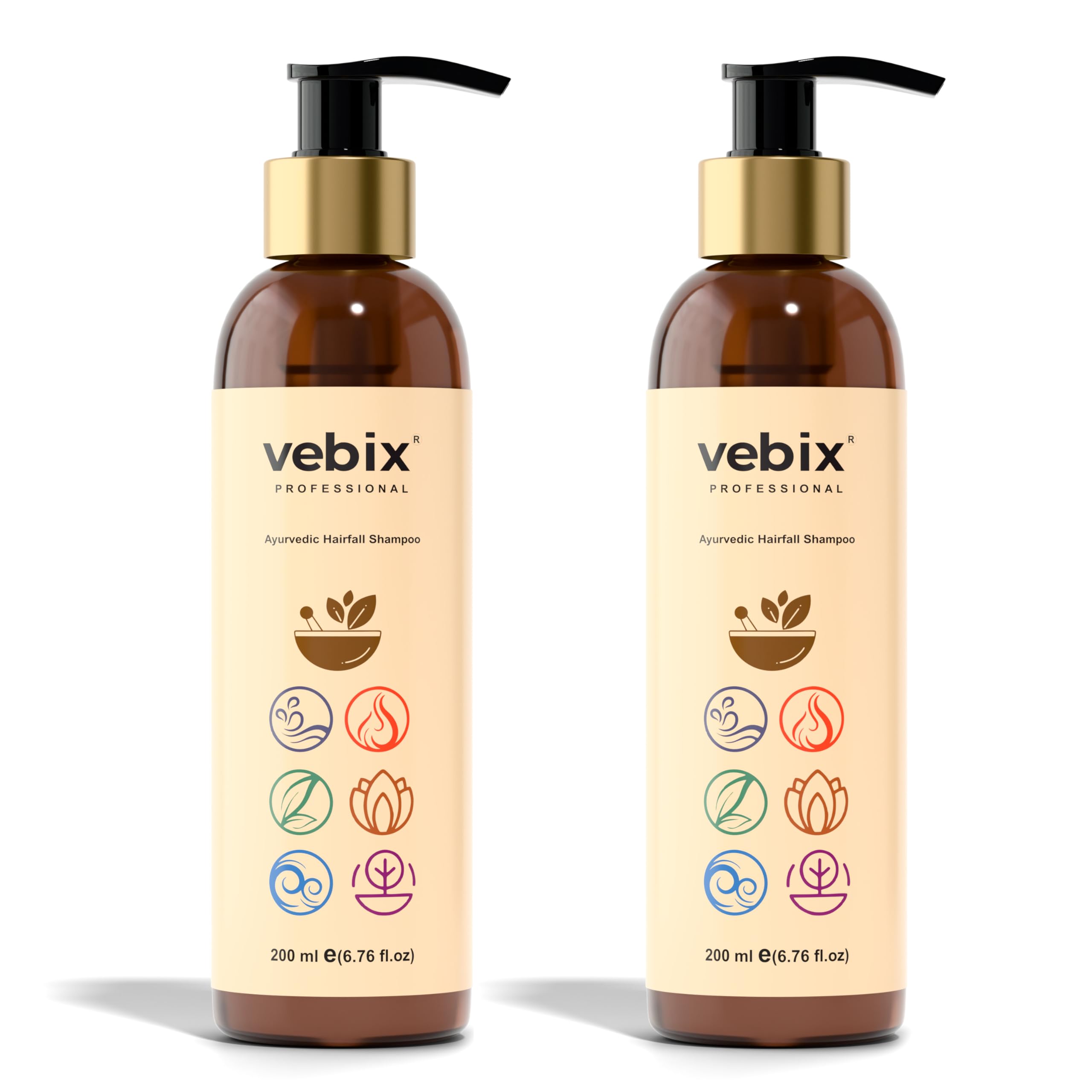 Regimen Ayurvedic Anti-Hairfall Dhavath Bhringraj Shampoo for Men & Women | For All Hair | 200 ml x 2 Pack