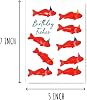 Tarjeta Hilarante de Pescado Rojo - Tarjeta Divertida de Cumpleaños de Peces - Tarjeta Divertida de Swedish Fish - Tarjeta de Cumpleaños de Pescado - Tarjeta de Cumpleaños 3