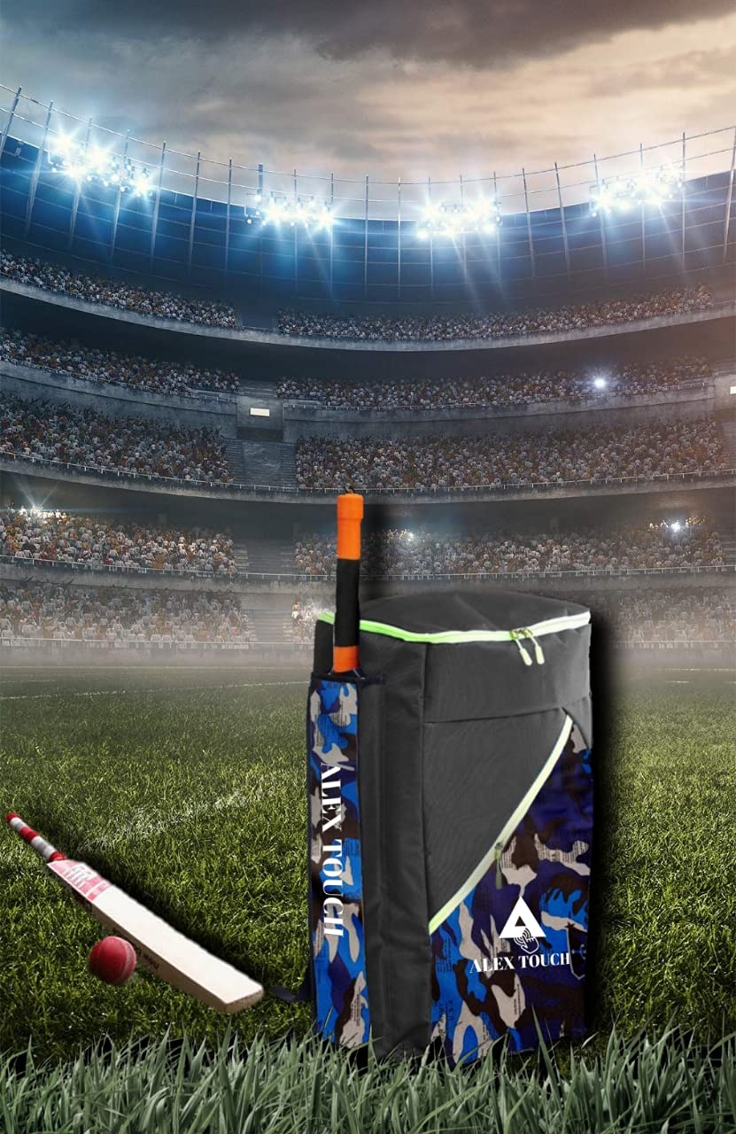 Grow wings Cricket Kit Bag with Special Bat Holder On The Side, Duffle Kit Bag, Backpack.-image-44