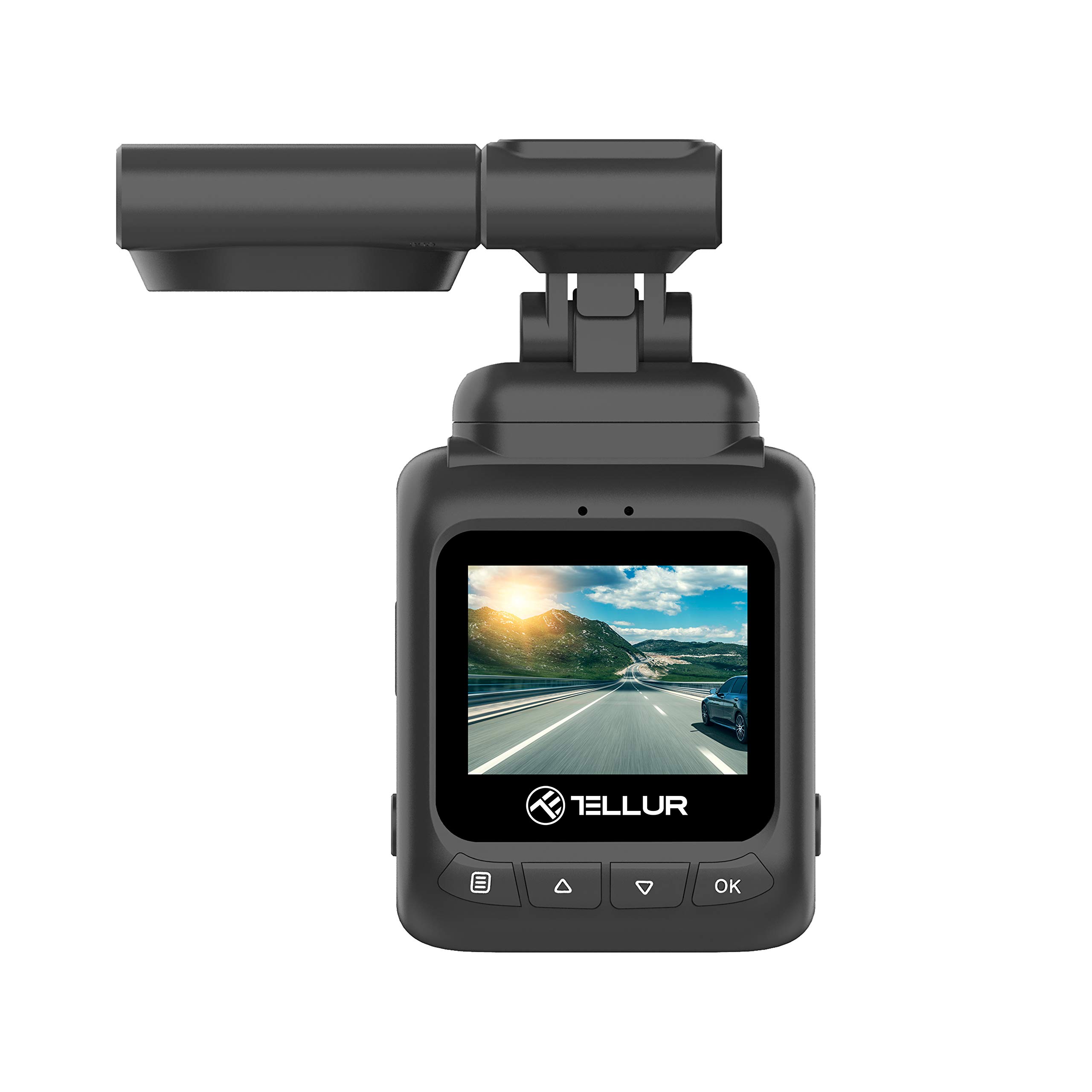TELLUR Dash Patrol DC2 Dashcam GPS – FullHD 1080P, Sensore G, Parking Monitor, Angolo 140°, Batteria 200mAh