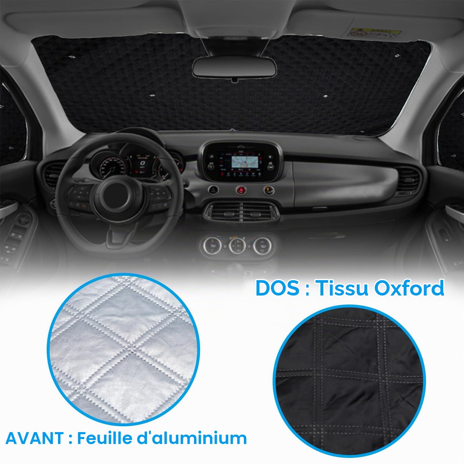 Pare-Soleil pour Fiat Ducato Pare-Soleil pour Pare-Brise de Camping Car