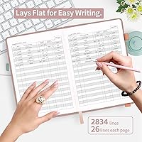 Vista 2 de Registros de cheques para chequera personal, registro Blugool de cheques con registros de cheques y transacciones, libro de registro de contabilidad