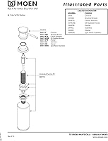 Vista 3 de Moen despachador de loción y jabón, 16 pulgadas, 3944ORB