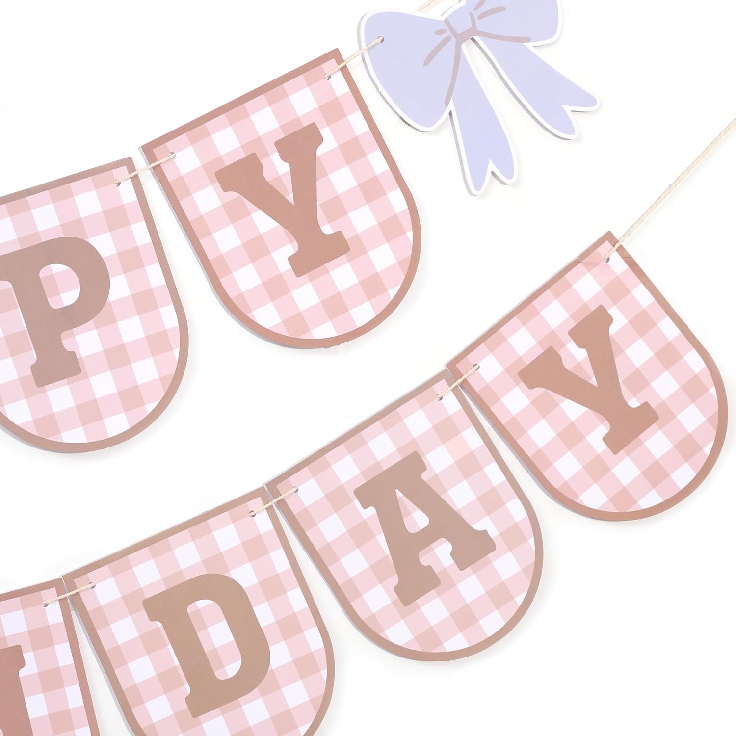 Horse Happy Birthday Banner - Pony Birthday Party Decor for Girls and Boys, Horse Garland with Trophies, Western Cowgirl Party Decorations