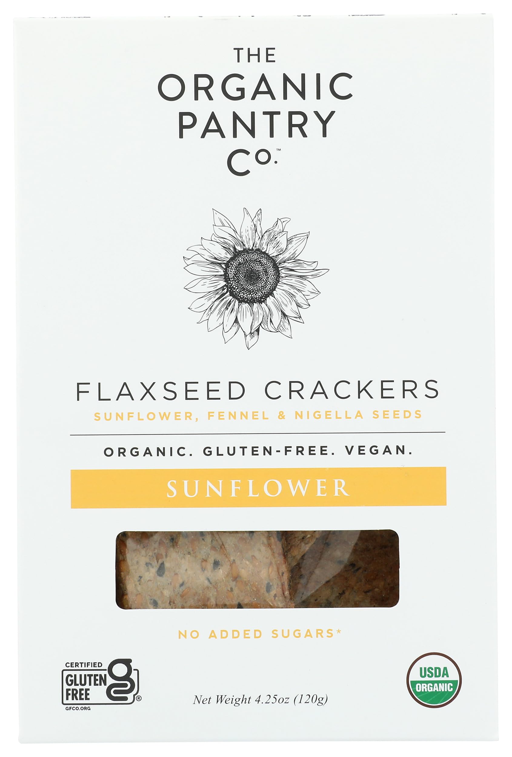 Organic Sunflower Flaxseed Crackers, 4.25 OZ