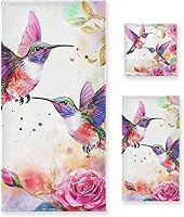 Vista 41 de Aztec Pattern5 - Juego de toallas decorativas para baño, juego de toallas de baño de microfibra absorbente, toallas de playa elegantes