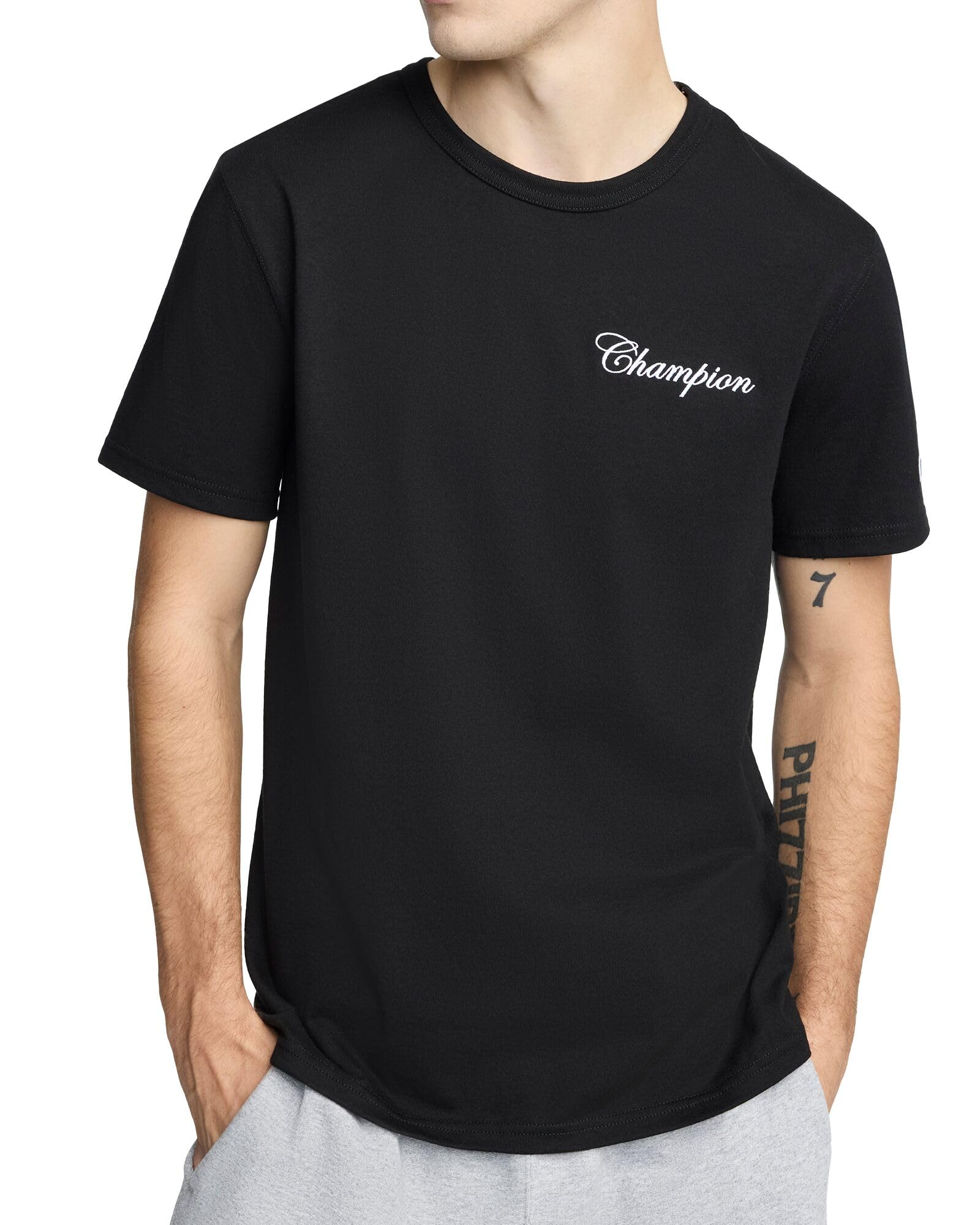 Men's Heritage Short-Sleeve T-Shirt, Butterfly Script Logo