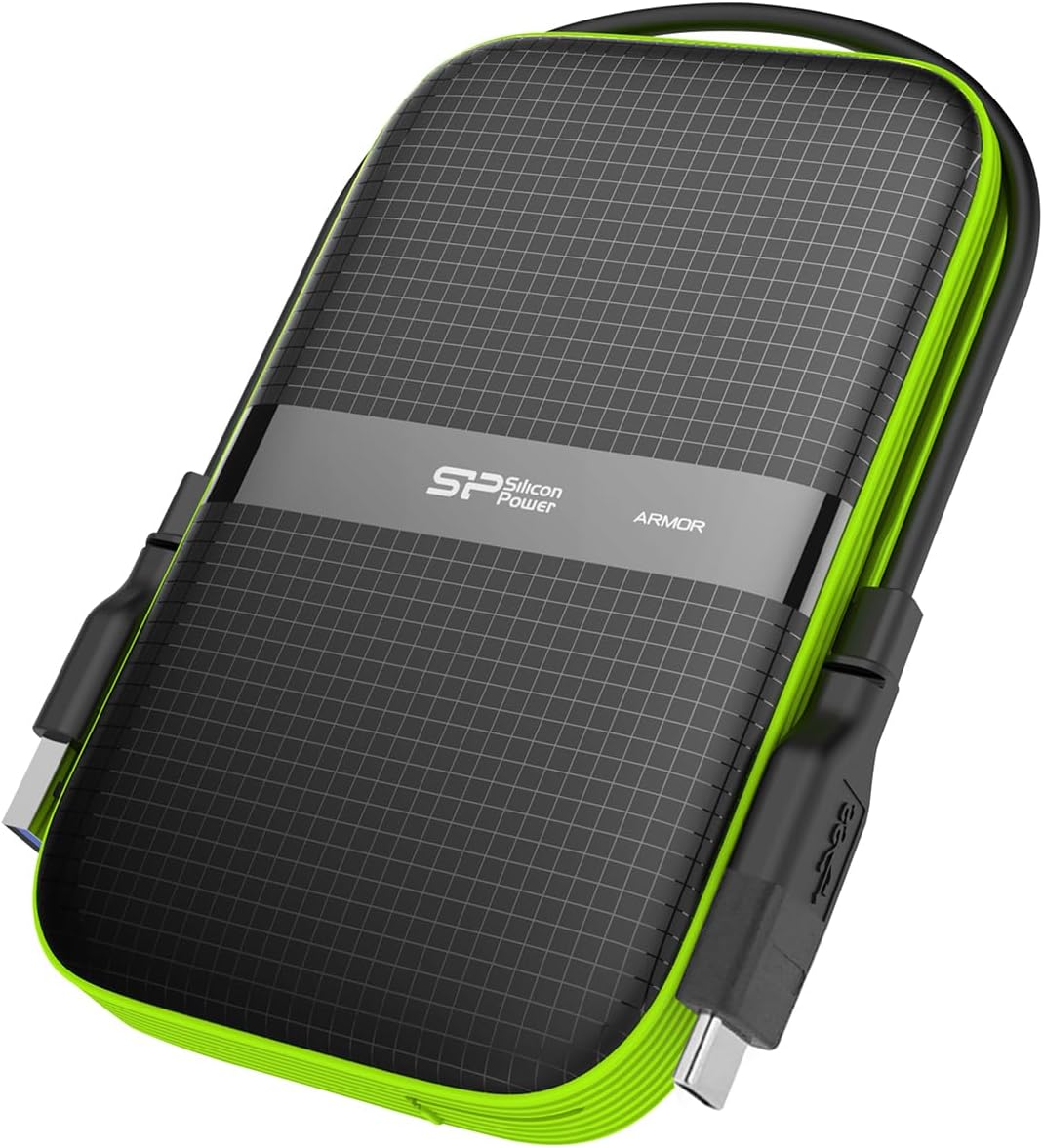 Silicon Power 4TB Type C USB 3.0 Armor A60 Military-Grade Shockproof/Water-Resistant 2.5" Portable External Hard Drive for PC and Mac
