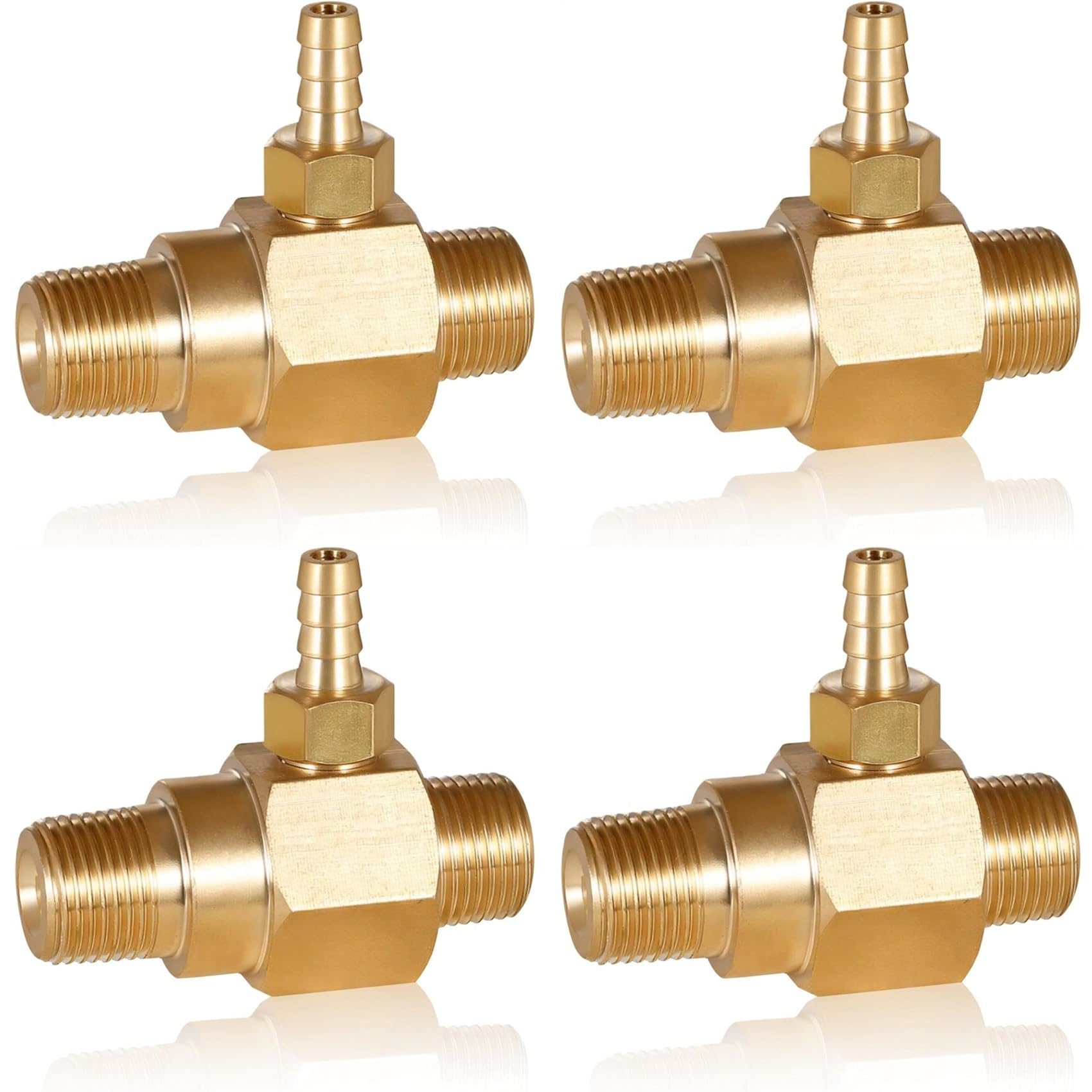 Aundhegrtt 4X 3-5 Gpm Chemical Injector 100775 Power Washer Downstream Injector Soap Injector 3/8 Inch