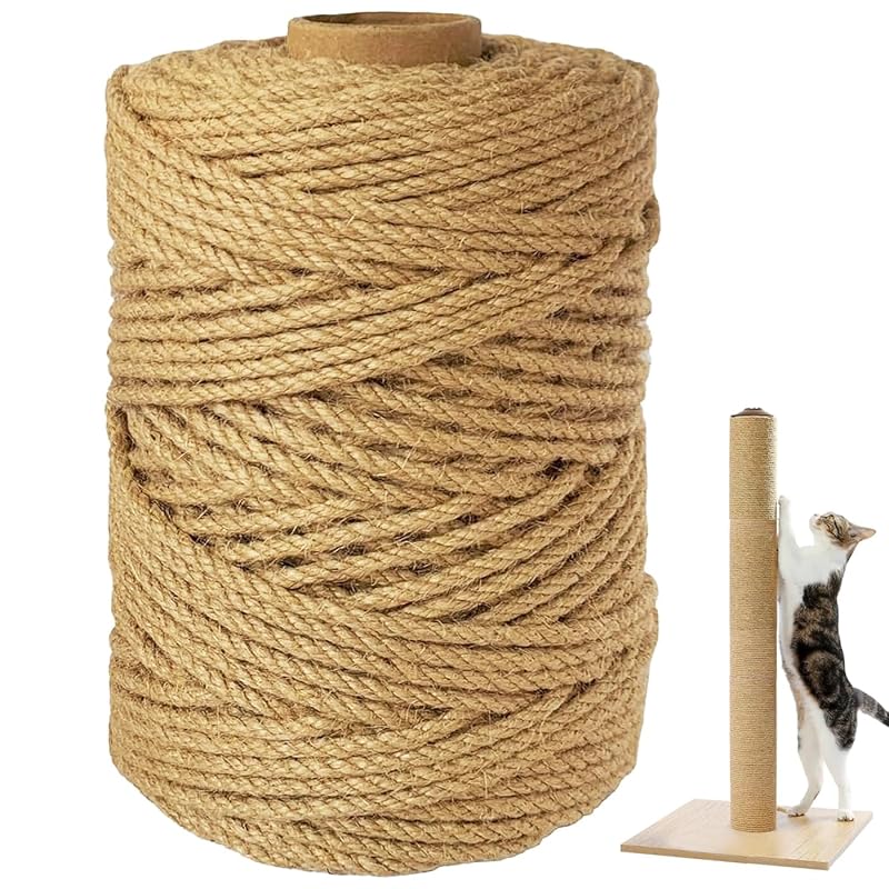 Corda de Sisal 4 mm para Arranhador de Gatos EMYSSA, 50 m